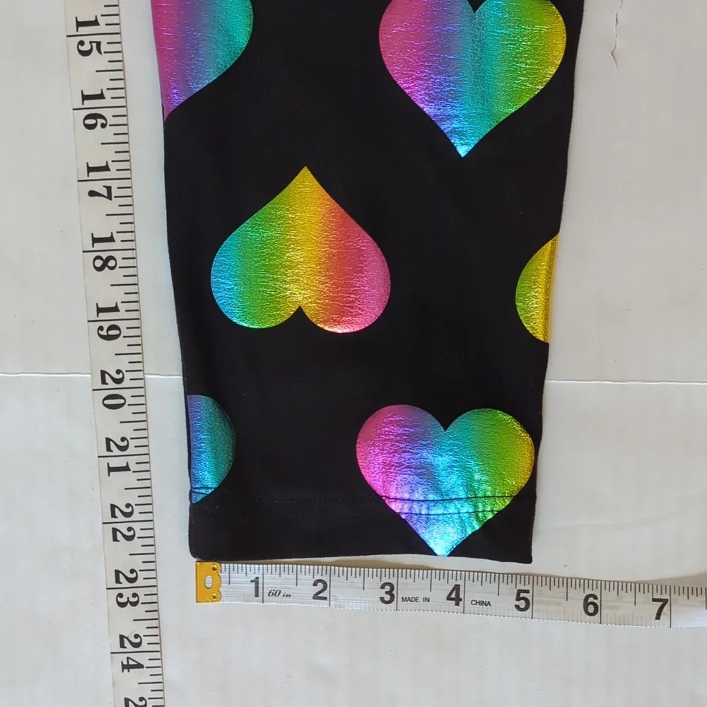 NWT No Boundaries Sueded High-Rise Cropped Pants Junior LARGE 11-13 Black Multi